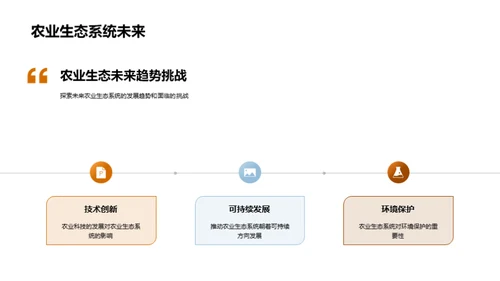 农业生态系统探究