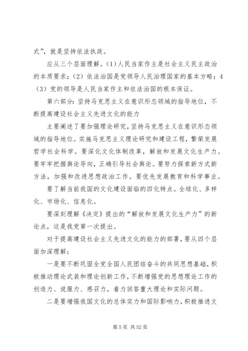 党的十六届四中全会《决定》学习要点.docx