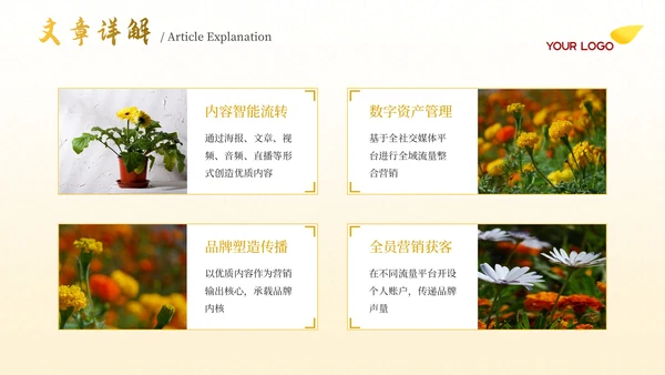 黄色古代文学诗词赏析PPT模板