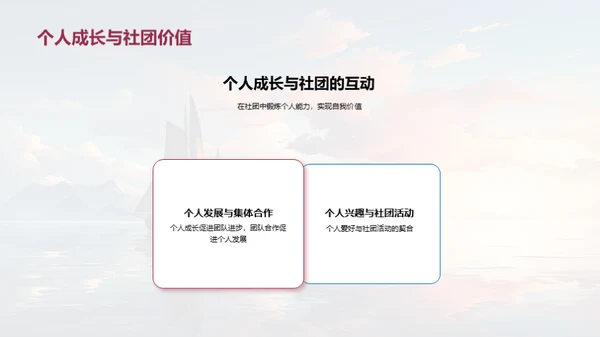 社团之航，筑梦前行