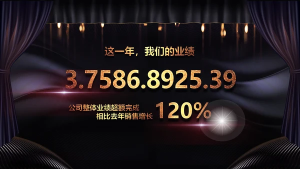 2020鼠年颁奖典礼年会年终总结PPT