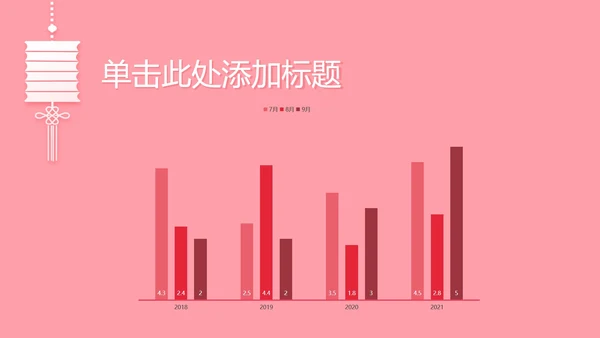 粉色七夕浪漫相会PPT模板