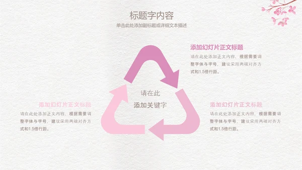 精美手绘复古玫瑰花ppt动态模板