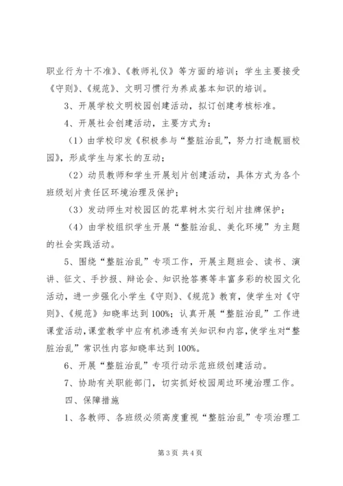 达依中心小学“整脏治乱”实施方案 (3).docx