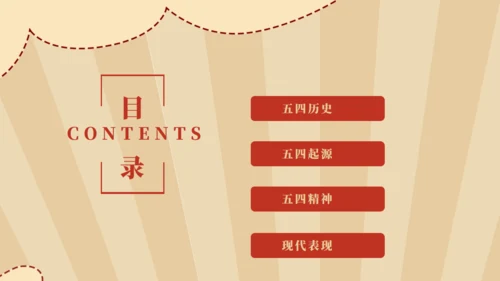 天安门五四青年节通用PPT模版