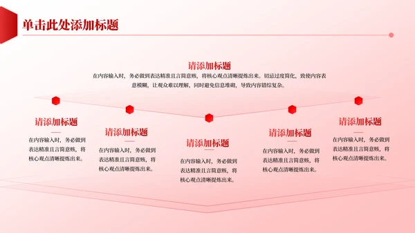 红金党政风大气时代新征程工作总结汇报PPT模板