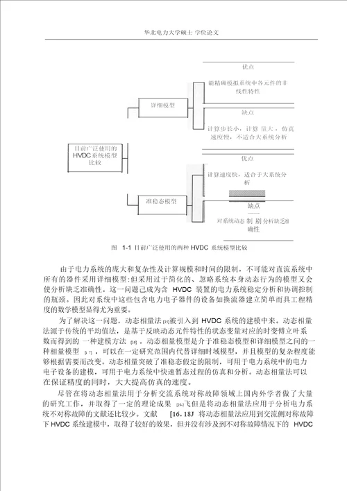 交流侧不对称故障时hvdc系统多态动态相量模型分析