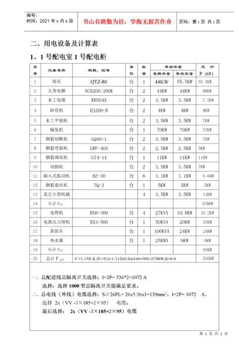 施工现场临时用电专项施工方案.docx