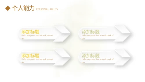 文艺小清新自我介绍个人简历动态PPT模板