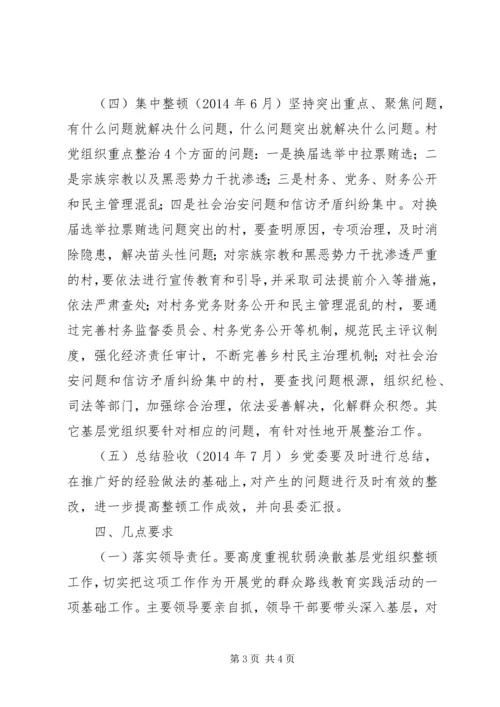 乡镇基层组织建设整改报告.docx