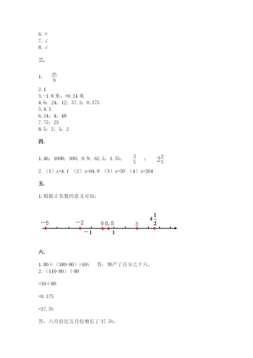 青岛版六年级数学下册期末测试题精品【必刷】.docx