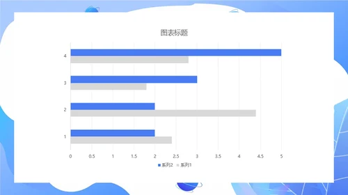 蓝色渐变卡通商务项目推广通用PPT模板