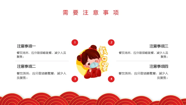 春节期间疫情防控指南通用PPT