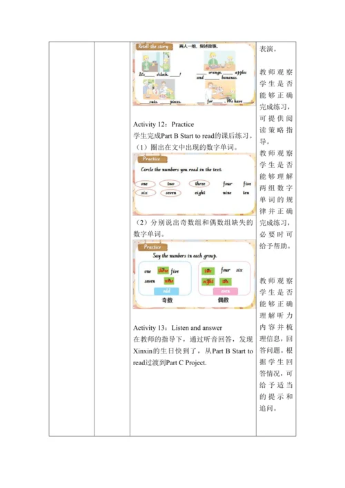 Unit 6 Useful numbersPart B Start to read & Part C
