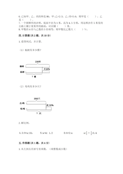 永靖县六年级下册数学期末测试卷及完整答案一套.docx