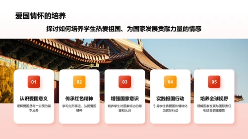红色党政风社会主义核心价值观思想教育主题班会PPT模板