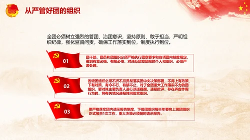 团委共青团学习全面推进从严治团PPT模板