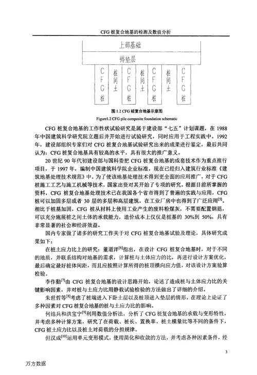 cfg桩复合地基的检测及数值分析-建筑与土木工程专业毕业论文