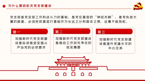强化机关党支部建设充分发挥战斗堡垒作用PPT