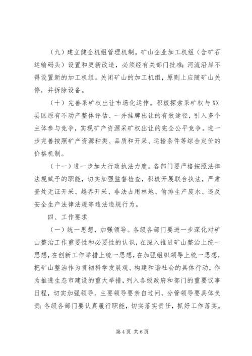 全市矿山企业综合整治意见 (2).docx