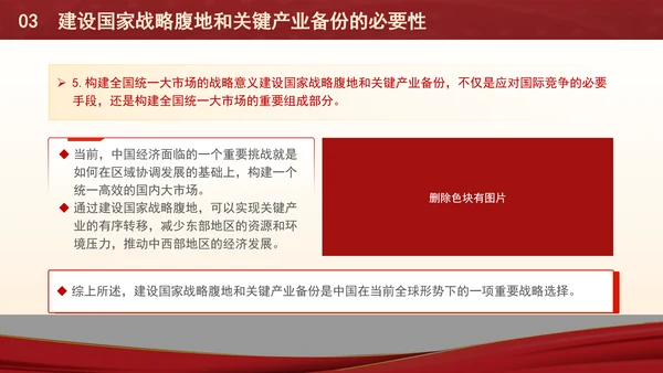 时事热点建设国家战略腹地和关键产业备份的战略和布局ppt