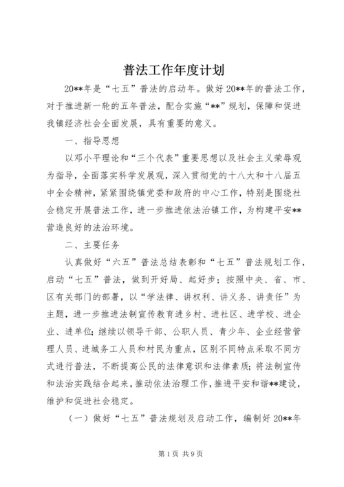 普法工作年度计划.docx