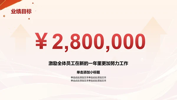 红色喜庆风年会表彰PPT模板
