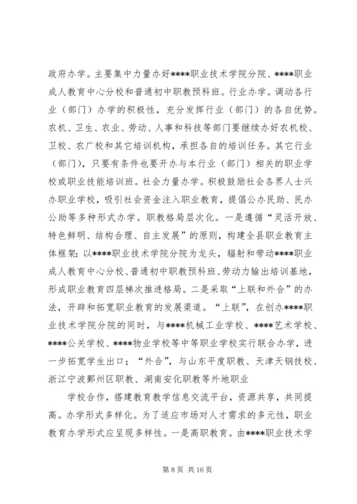 关于加快我县职业教育的对策思考 (4).docx