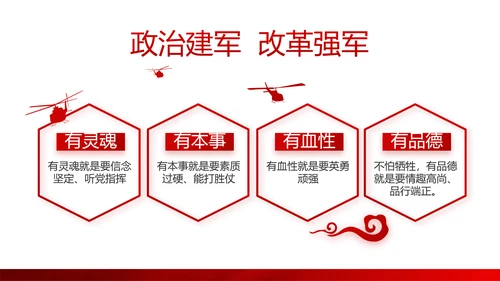 红色党建党支部年终总结述职报告学习教育PPT