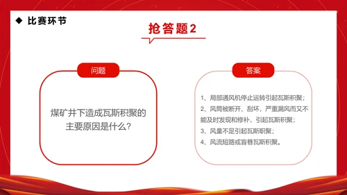 企业安全生产月知识竞赛通用PPT模板