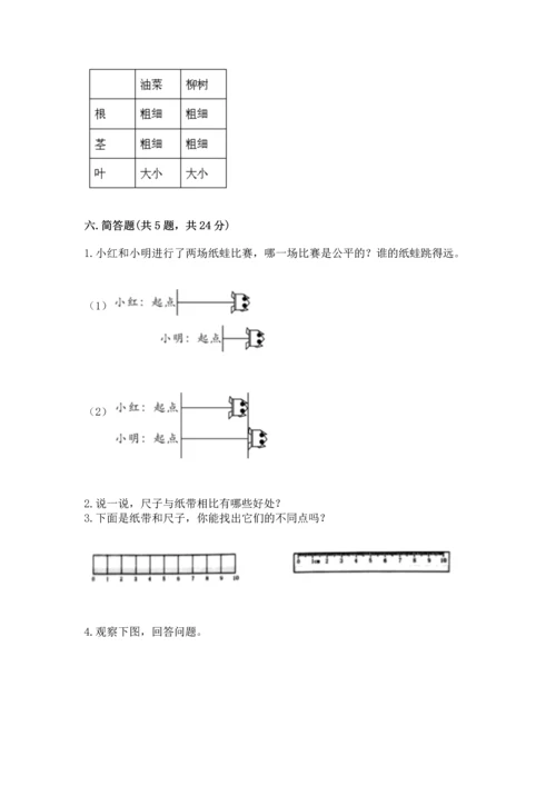 教科版一年级上册科学期末测试卷（网校专用）.docx