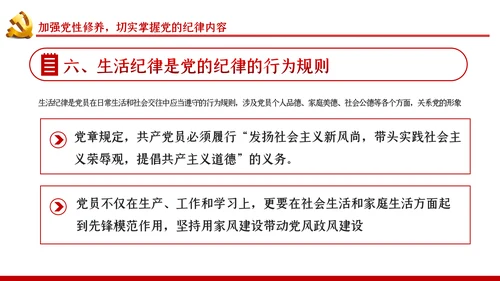 严守党的纪律加强党性修养党风廉政党课PPT