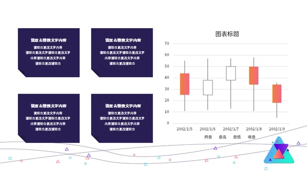 简单的三角型几何教学课件通用PPT模板