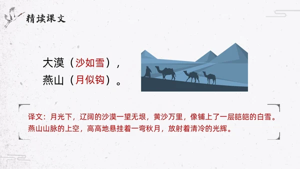 简约水墨部编版六年级语文下册课件马诗PPT模板宣传PPT动