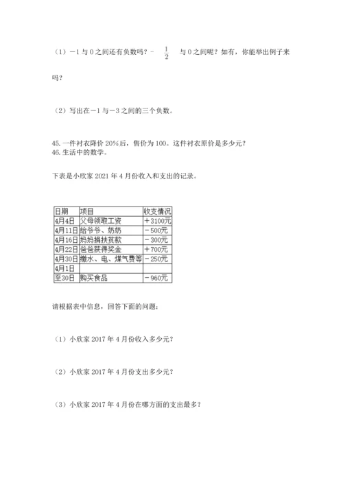 六年级小升初数学解决问题50道带答案（实用）.docx