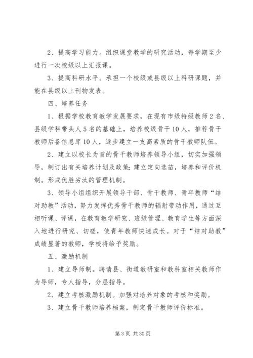 爱国小学人才递进培养计划.docx
