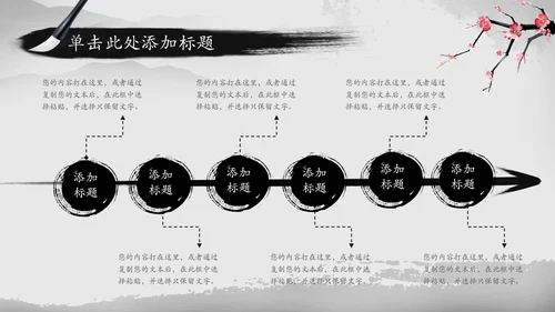 忆江南中国风水墨传统文化PPT模板