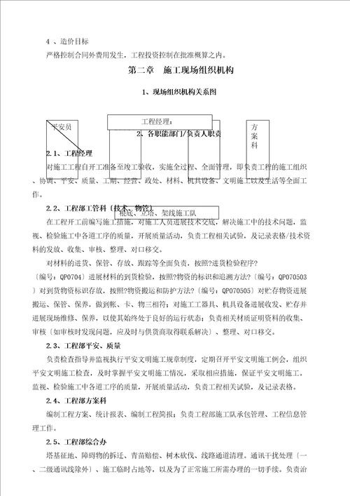 35KV线路架空施工组织设计