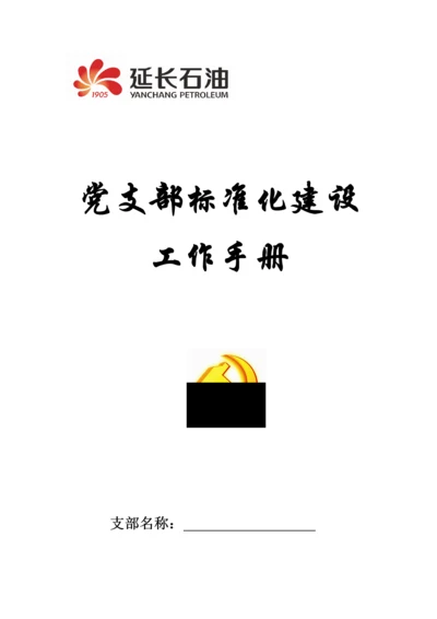 xx公司党支部标准化建设(初稿).docx