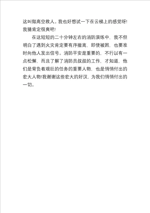 关于119消防日心得感悟五篇