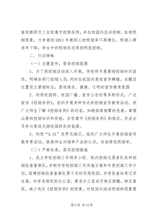 金佛坪中心小学控烟实施方案.docx