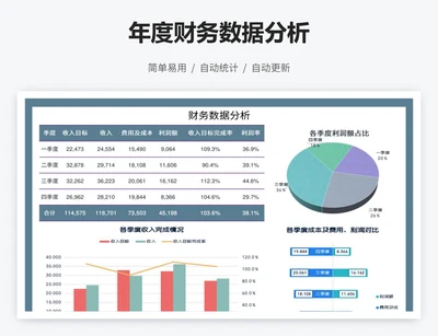 年度财务数据分析