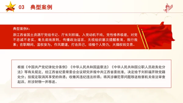 剖析违反群众纪律案例党课学习教育PPT课件