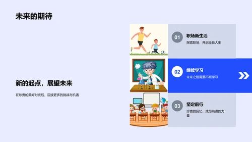 毕业季回顾PPT模板