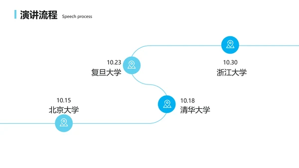 蓝色简约风校园人才招聘会