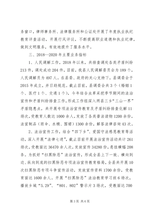 司法局精神文明建设汇报材料.docx