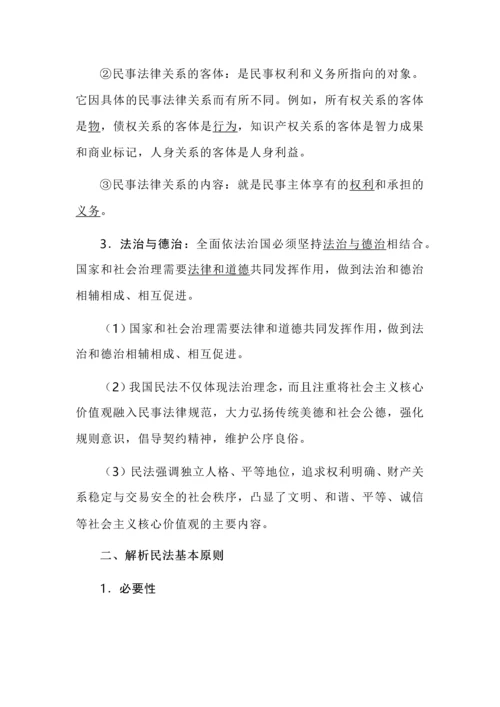 高中政治选择性必修二法律与生活知识点总结.docx