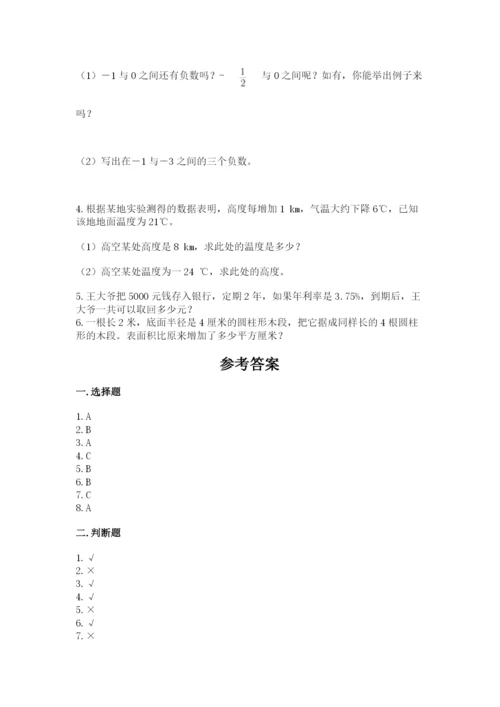 小升初数学期末测试卷汇编.docx