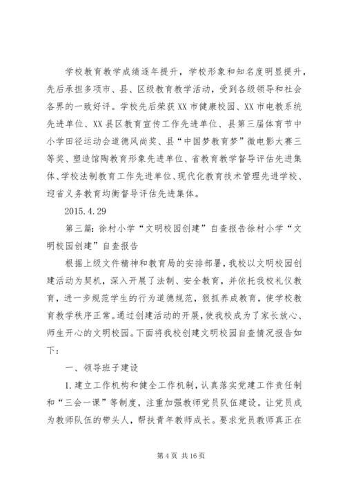 徐村小学自查整改报告.docx