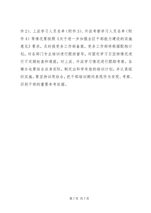 机关干部教育培训工作计划 (2).docx